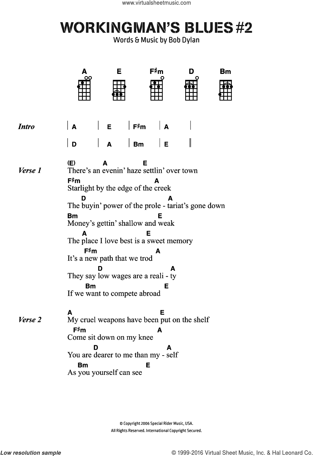 Workingman's Blues # 2