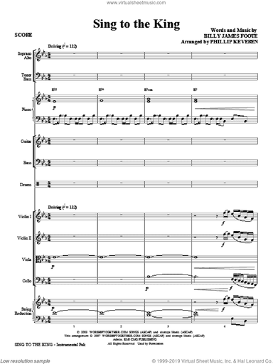 Sing To The King (arr. Phillip Keveren) (COMPLETE)