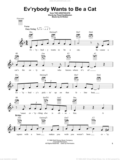 Ev'rybody Wants To Be A Cat (from The Aristocats)