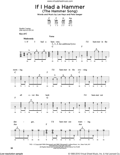 If I Had A Hammer (The Hammer Song)