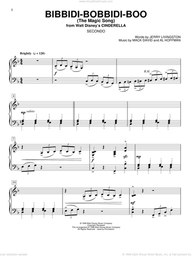 Bibbidi-Bobbidi-Boo (The Magic Song) (from Cinderella)