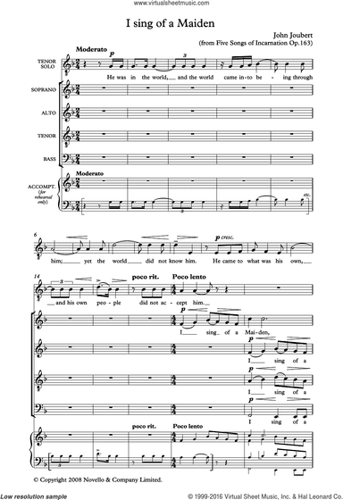 I Sing Of A Maiden