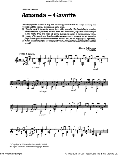 Amanda - Gavotte
