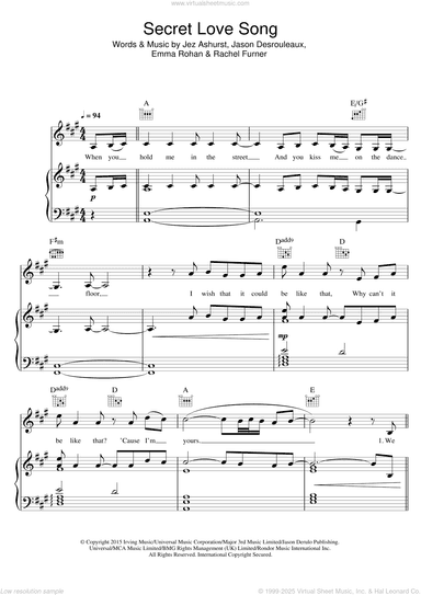Secret Love Song (featuring Jason Derulo)