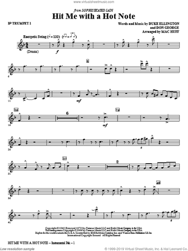 Hit Me With A Hot Note (complete set of parts)