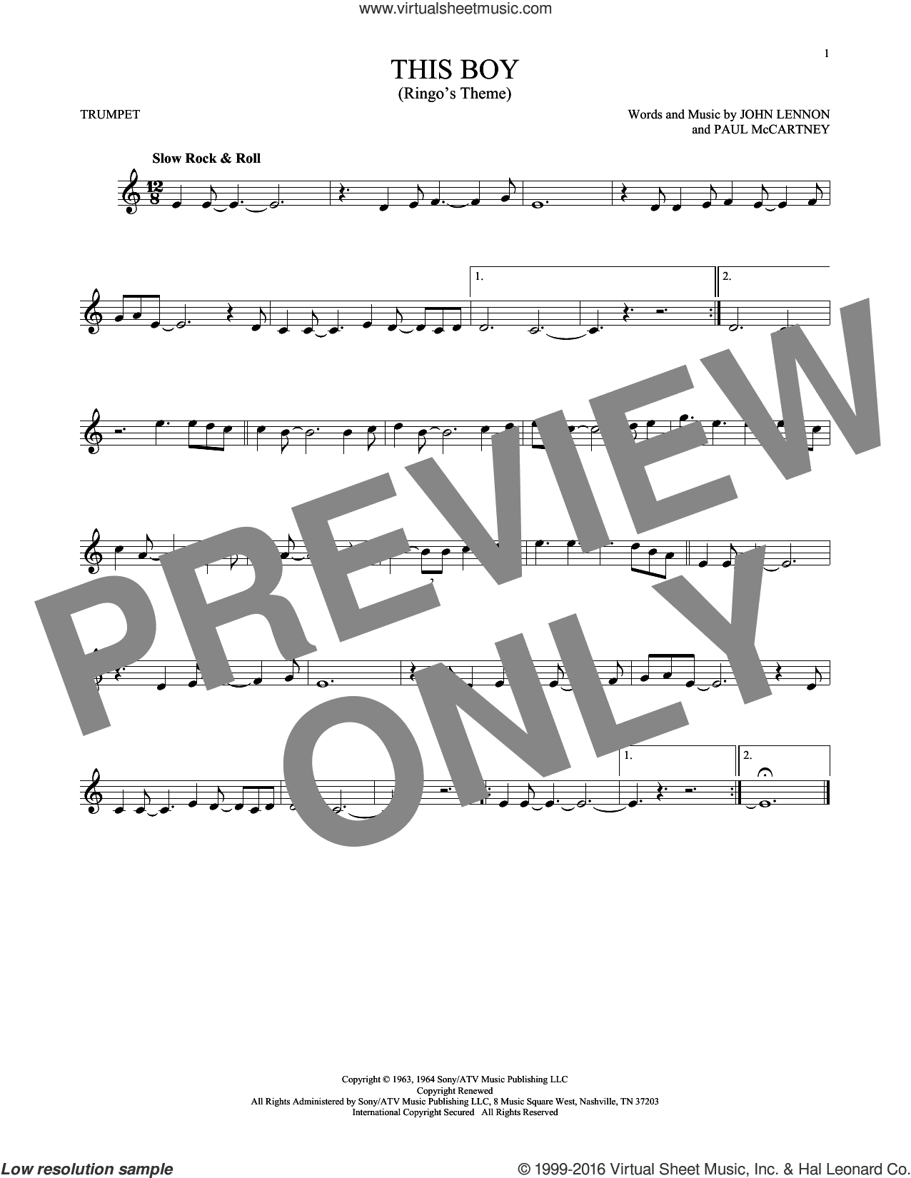 This Boy (Ringo's Theme)