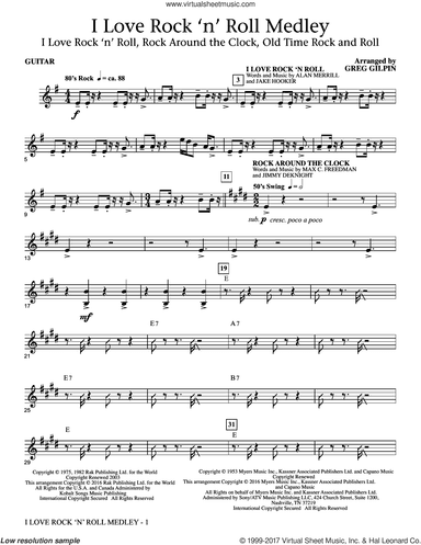 I Love Rock 'n' Roll Medley (complete set of parts)