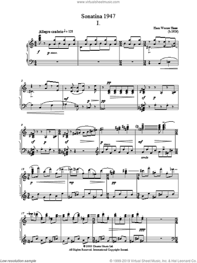 Sonatina 1947
