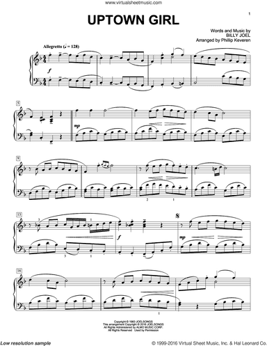 Uptown Girl [Classical version] (arr. Phillip Keveren)