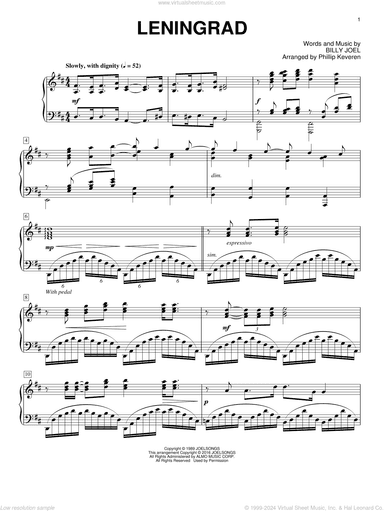 Leningrad [Classical version] (arr. Phillip Keveren)