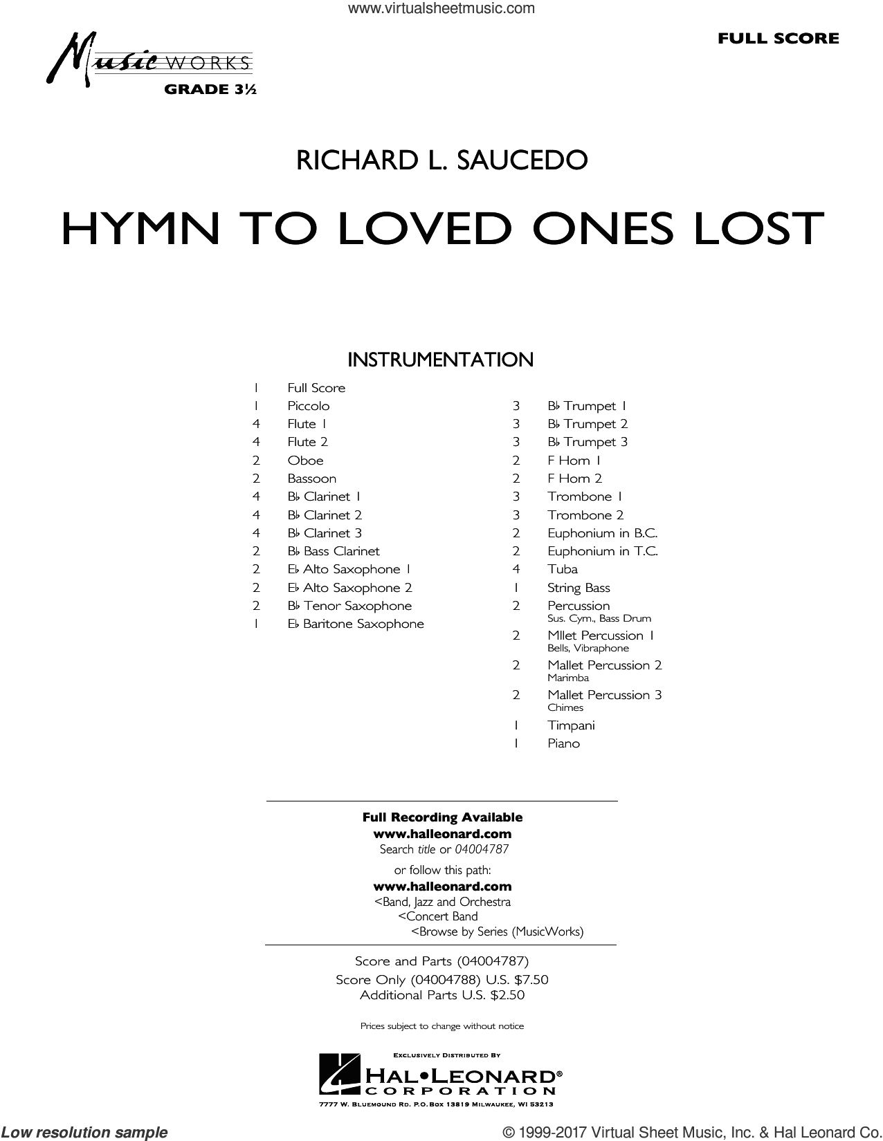 Hymn to Loved Ones Lost (COMPLETE)