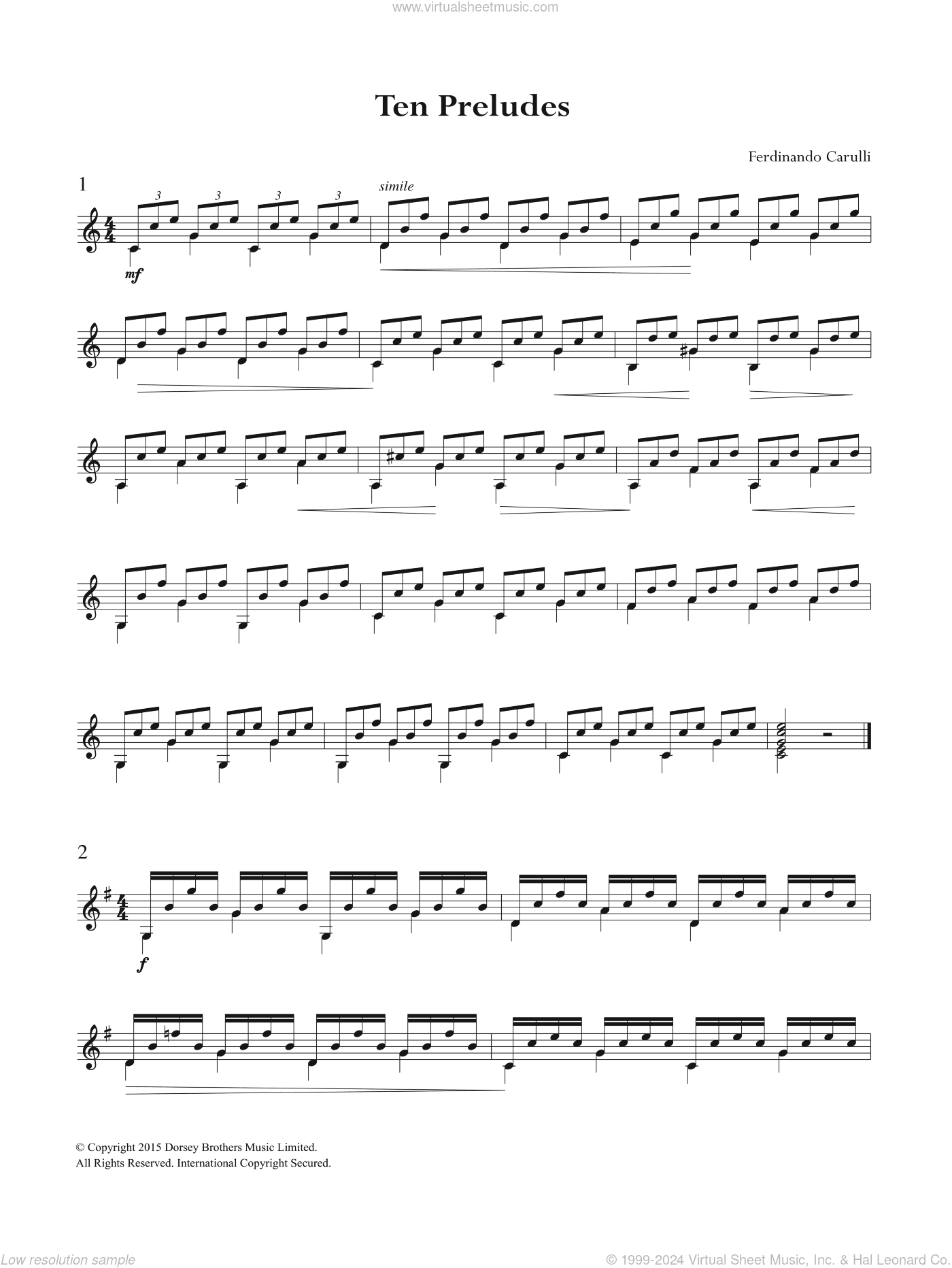 Ten Preludes