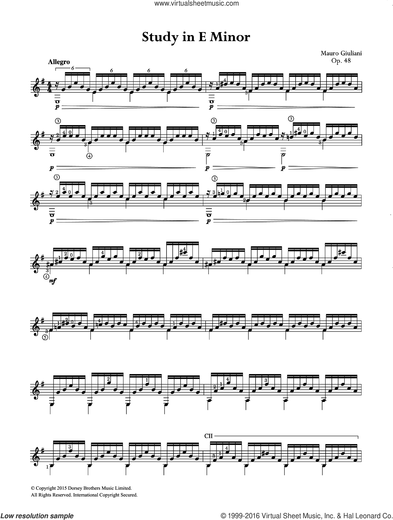 Study In E Minor