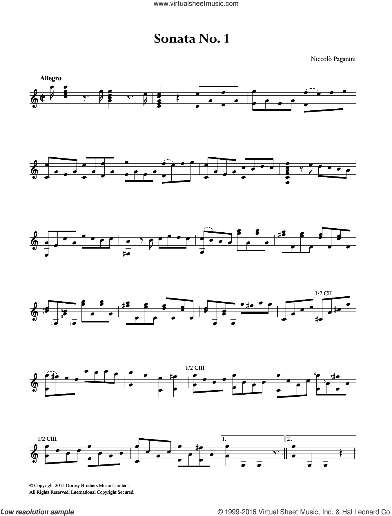 Sonata No. 1