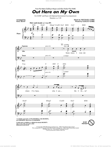 Out Here On My Own (from Fame) (arr. Mac Huff)