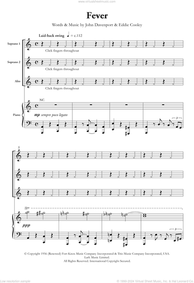 Fever (arr. Berty Rice)