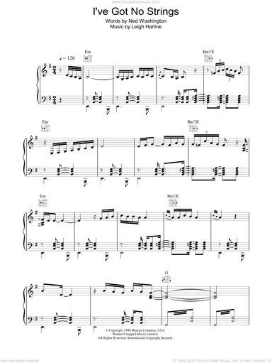 I've Got No Strings (from Pinocchio)