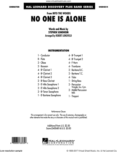No One Is Alone (from Into the Woods) (COMPLETE)