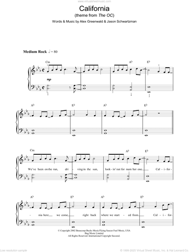 California (theme from The OC)