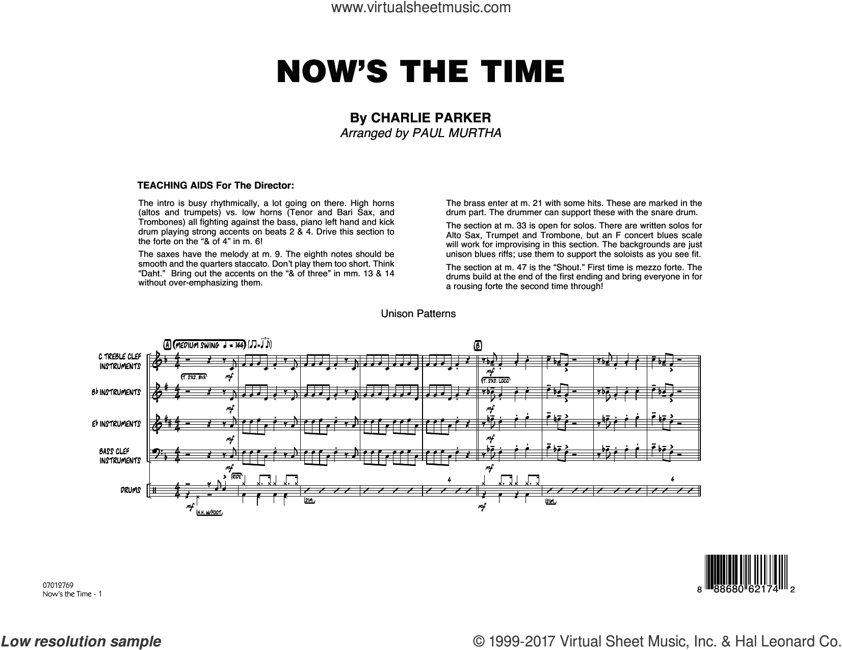Now's the Time (COMPLETE)