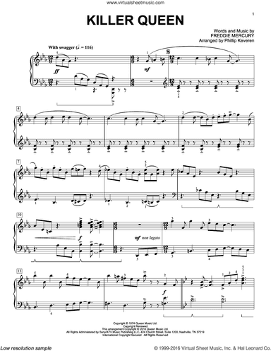 Killer Queen [Classical version] (arr. Phillip Keveren)