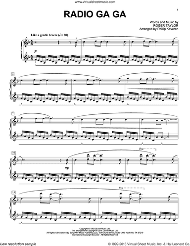 Radio Ga Ga [Classical version] (arr. Phillip Keveren)