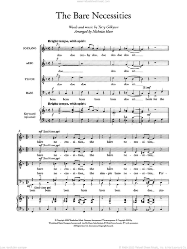 The Bare Necessities (from Disney's The Jungle Book) (arr. Nicholas Hare)