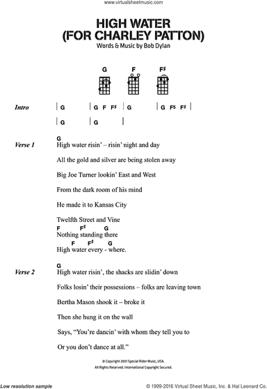 High Water (For Charley Patton)