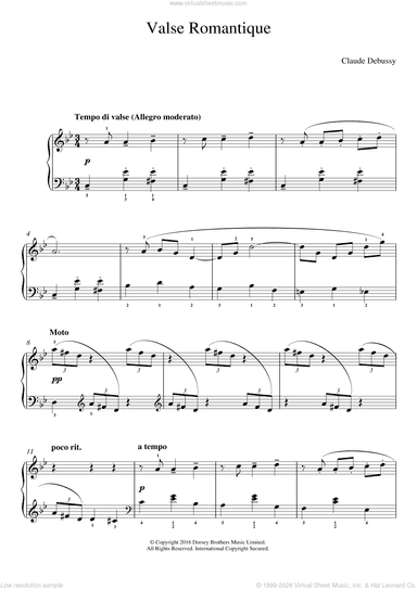 Valse Romantique, (easy)