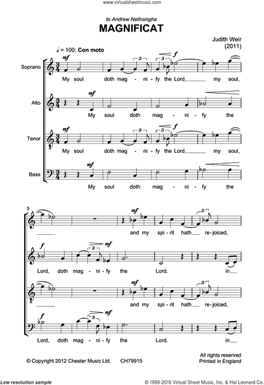 Magnificat And Nunc Dimittis