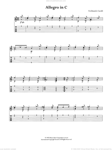 Allegro In C