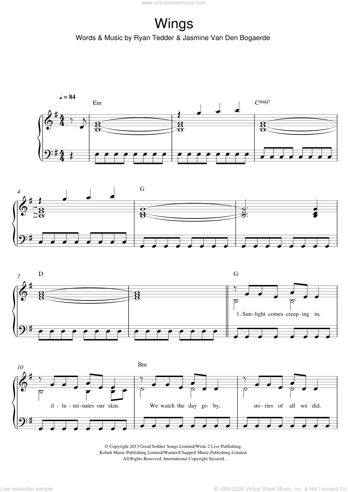 Wings, (easy)