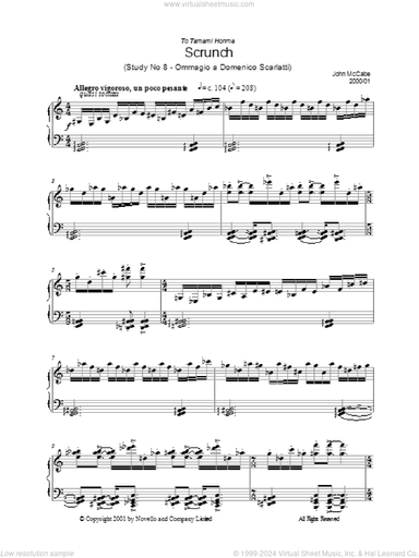 Scrunch (Study No 8 - Ommagio A Domenico Scarlatti)