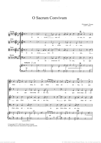 O Sacrum Convivium