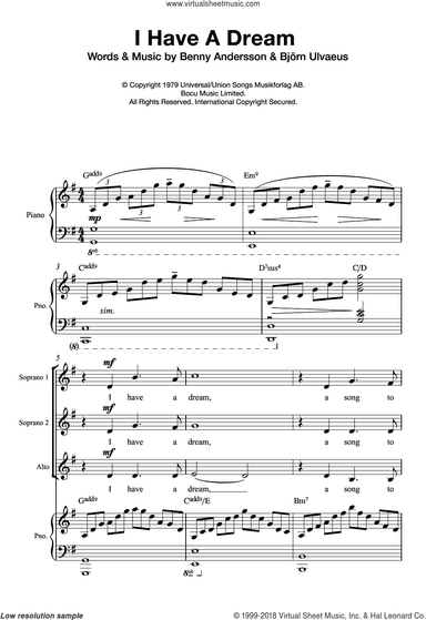 I Have A Dream (Arr. Quentin Thomas)