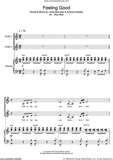 Feeling Good (Arr. Rick Hein)