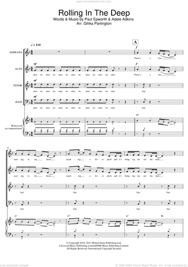 Rolling In The Deep (Arr. Gitika Partington)