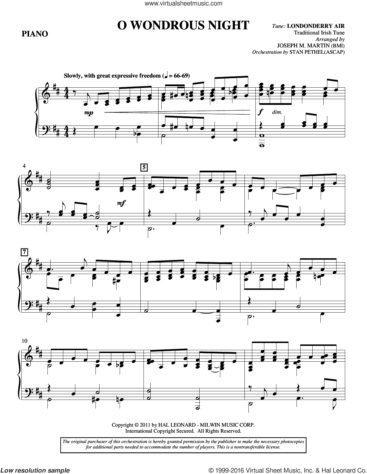 O Wondrous Night