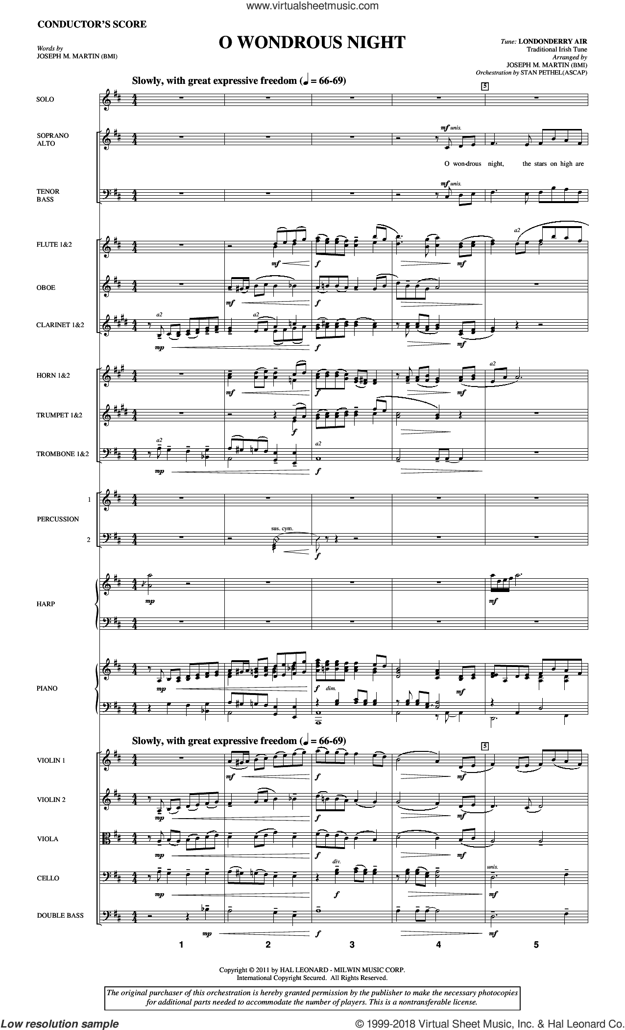 O Wondrous Night (Orchestra) (COMPLETE)