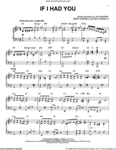 If I Had You [Jazz version] (arr. Brent Edstrom)