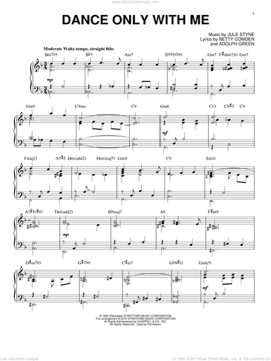 Dance Only With Me [Jazz version] (arr. Brent Edstrom)