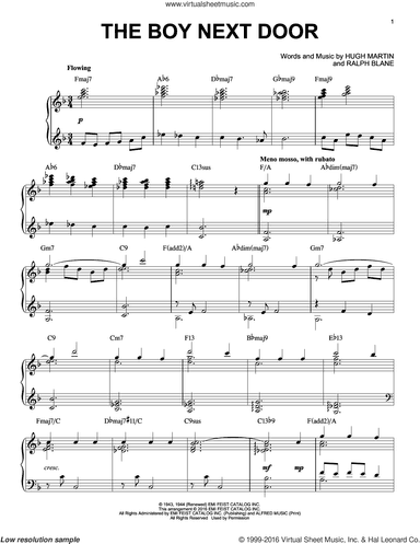 The Boy Next Door [Jazz version] (arr. Brent Edstrom)