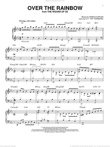 Over The Rainbow [Jazz version] (arr. Brent Edstrom)