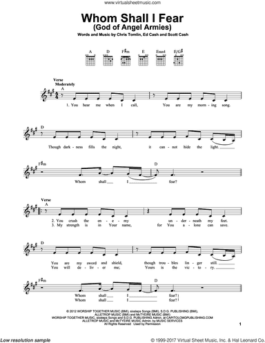 Whom Shall I Fear (God Of Angel Armies)