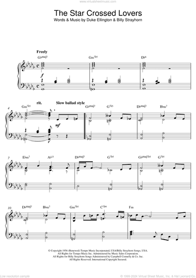Duke Ellington:The Star Crossed Lovers (from 'Such Sweet Thunder')