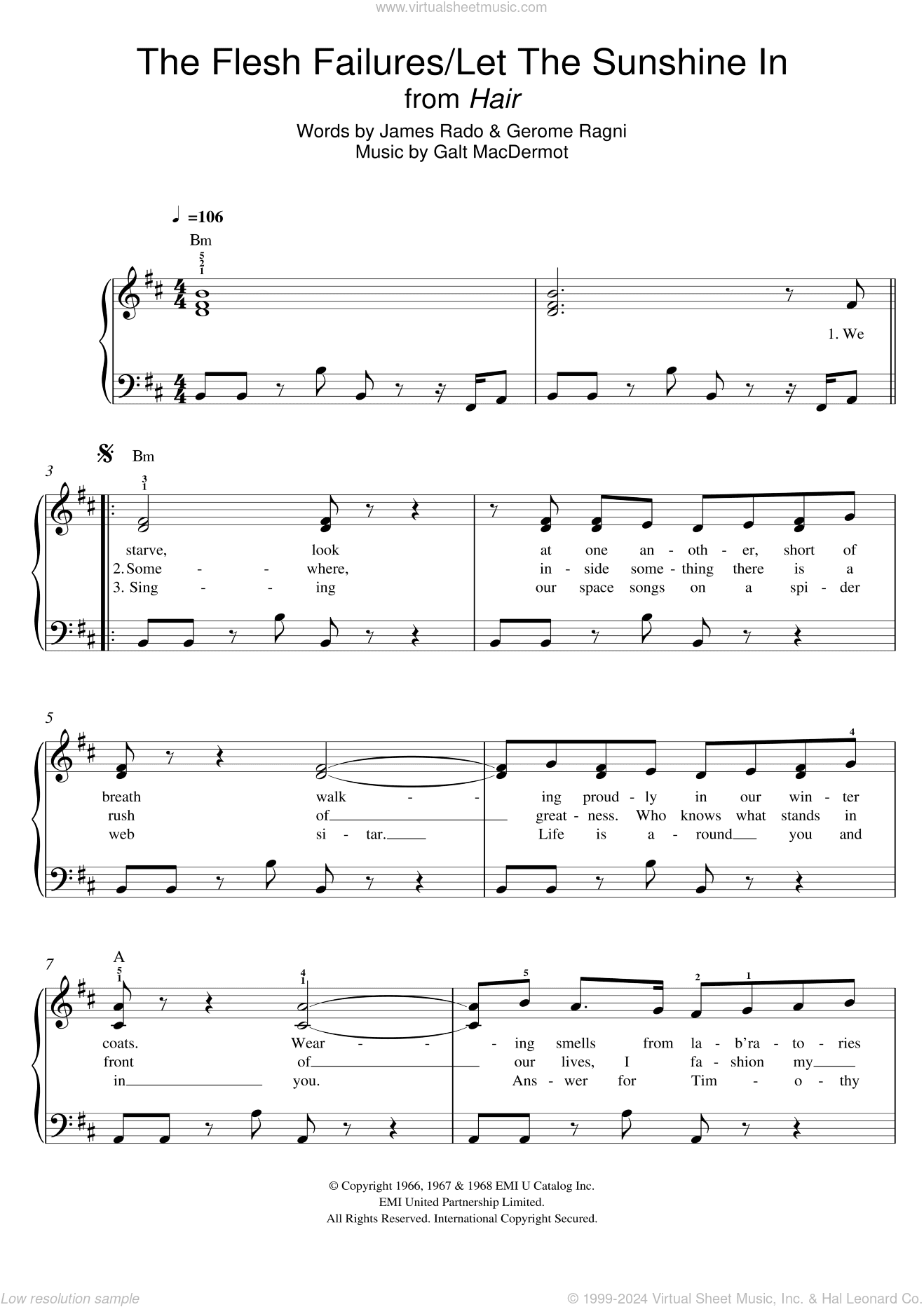 The Flesh Failures (Let The Sunshine In) (from 'Hair')