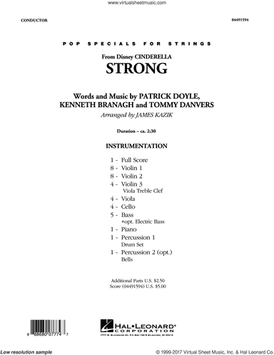 Strong (from the Motion Picture Cinderella) (arr. James Kazik)