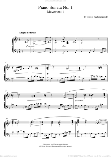 Piano Sonata No.1 (1st Movement)