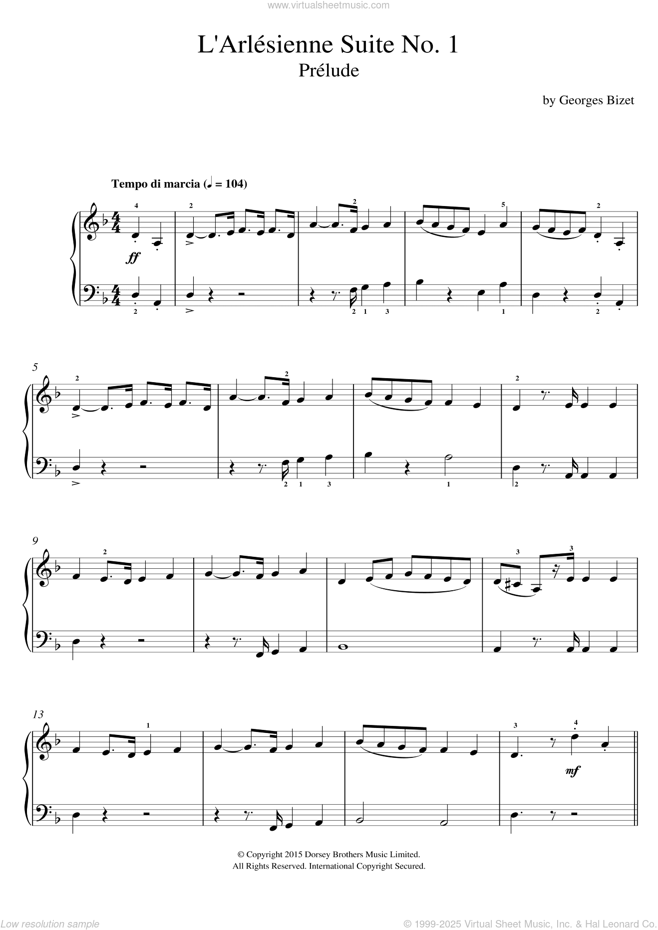 Prelude (from 'L'Arlesienne')