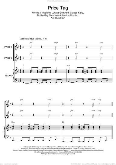 Price Tag (arr. Rick Hein)